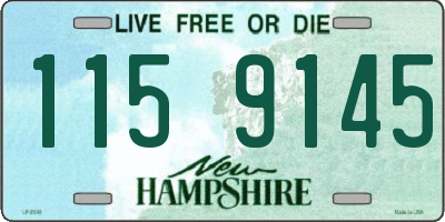 NH license plate 1159145
