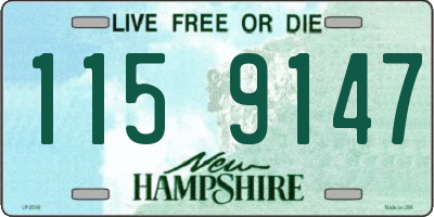 NH license plate 1159147