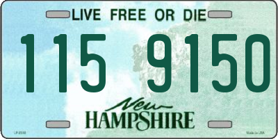 NH license plate 1159150