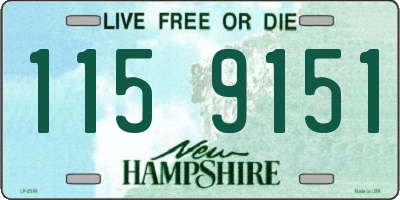 NH license plate 1159151