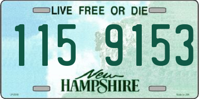 NH license plate 1159153
