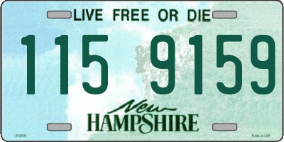 NH license plate 1159159