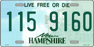 NH license plate 1159160