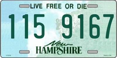 NH license plate 1159167
