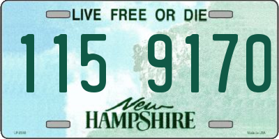 NH license plate 1159170