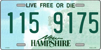 NH license plate 1159175