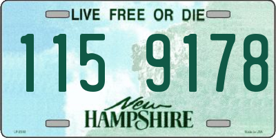 NH license plate 1159178