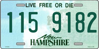 NH license plate 1159182