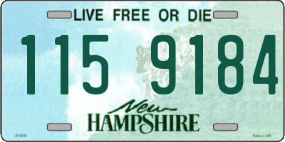NH license plate 1159184
