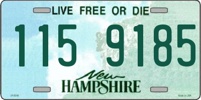 NH license plate 1159185