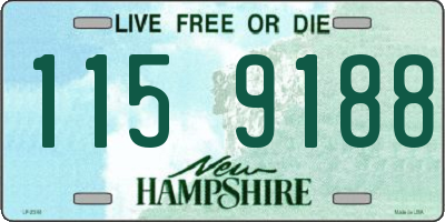 NH license plate 1159188