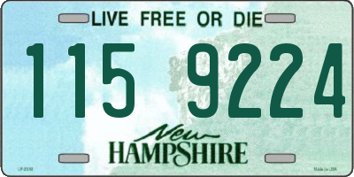 NH license plate 1159224