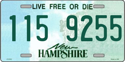 NH license plate 1159255