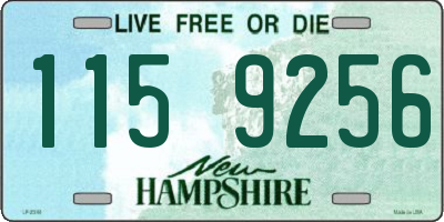 NH license plate 1159256