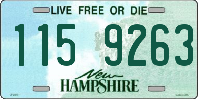NH license plate 1159263