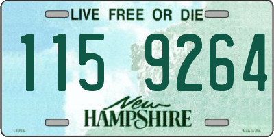 NH license plate 1159264