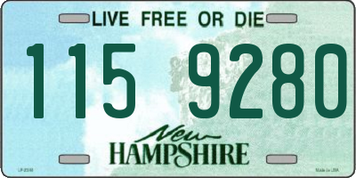 NH license plate 1159280