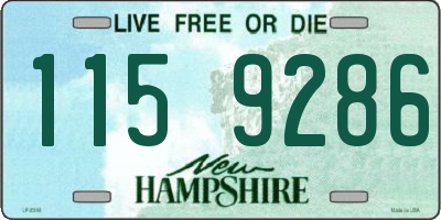 NH license plate 1159286