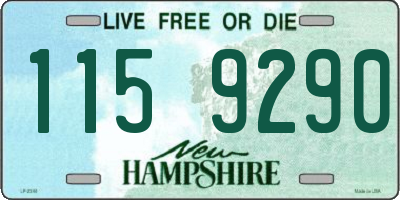 NH license plate 1159290