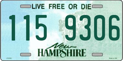 NH license plate 1159306