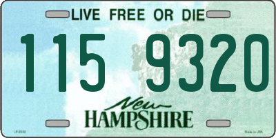 NH license plate 1159320