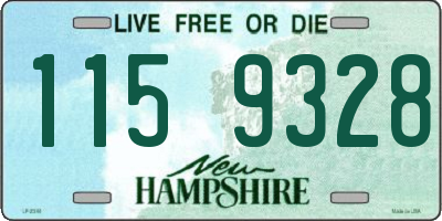 NH license plate 1159328