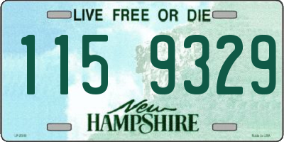 NH license plate 1159329