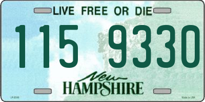 NH license plate 1159330