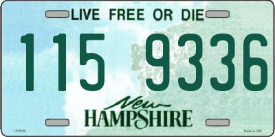 NH license plate 1159336