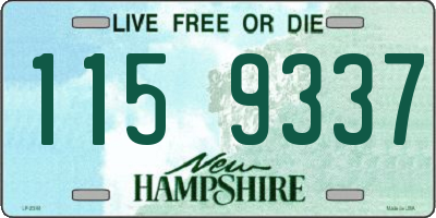 NH license plate 1159337