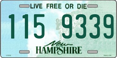 NH license plate 1159339