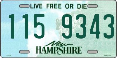 NH license plate 1159343
