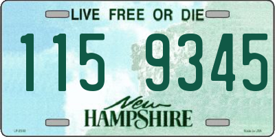 NH license plate 1159345