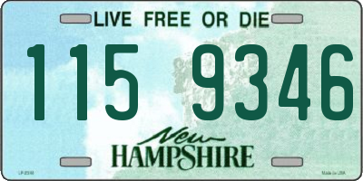 NH license plate 1159346