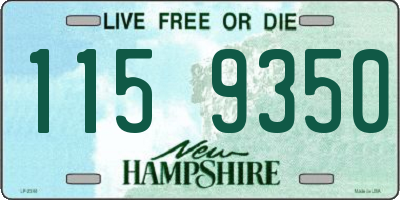 NH license plate 1159350