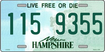 NH license plate 1159355