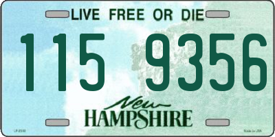NH license plate 1159356