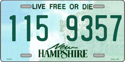NH license plate 1159357