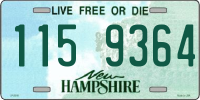 NH license plate 1159364