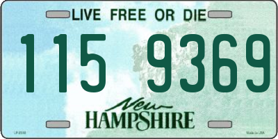 NH license plate 1159369