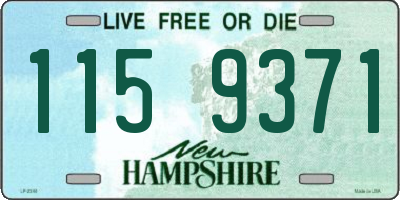 NH license plate 1159371