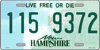 NH license plate 1159372