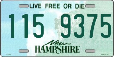 NH license plate 1159375