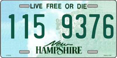 NH license plate 1159376