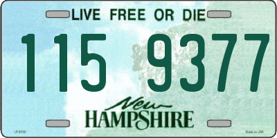 NH license plate 1159377