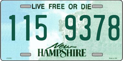 NH license plate 1159378