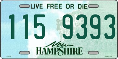 NH license plate 1159393