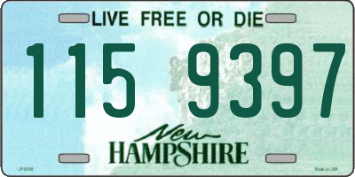 NH license plate 1159397
