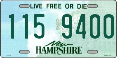 NH license plate 1159400