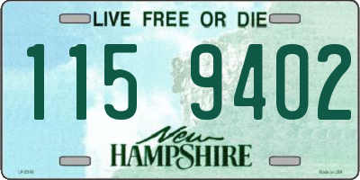 NH license plate 1159402